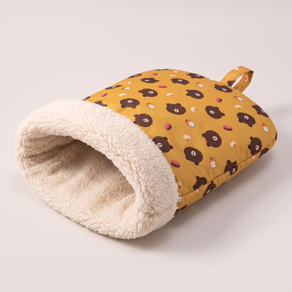 PawMiau burrow bed - Yellow Bears