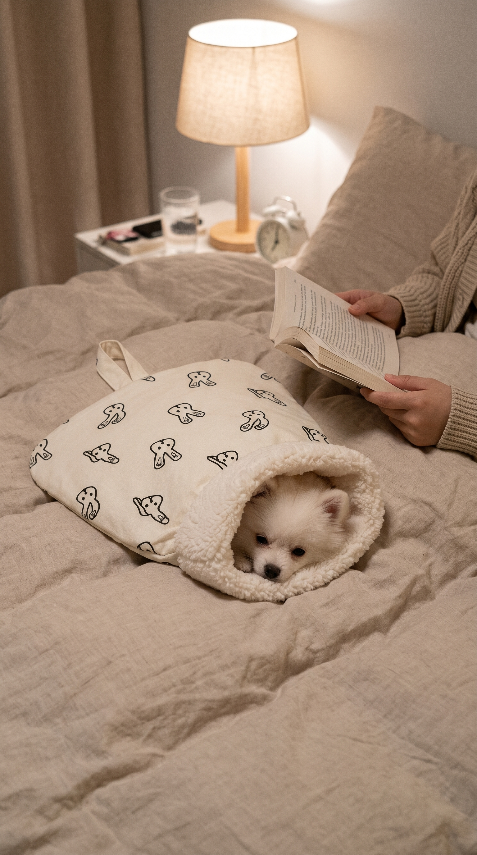 PawMiau burrow bed at home